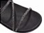Sandália Feminina TORRICELLA Papete Birken 3 Tiras Preto - Imagem 2