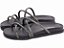 Sandália Feminina TORRICELLA Papete Birken 4 Tiras Preto - Imagem 5