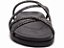Sandália Feminina TORRICELLA Papete Birken 4 Tiras Preto - Imagem 3