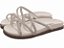 Sandália Feminina TORRICELLA Papete Birken 4 Tiras Off White - Imagem 5