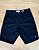 Bermuda Masculina Sarja PRL Azul Logo Azul - Imagem 1