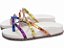 Sandália Feminina TORRICELLA Papete Birken Off White Spikes ABS Metalizados Coloridos - Imagem 5