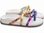 Sandália Feminina TORRICELLA Papete Birken Off White Spikes ABS Metalizados Coloridos - Imagem 1