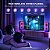 Caixa de Som TOPROAD Bluetooth 60W Portátil Alto Boombox Estéreo sem Fio com Graves Rádio FM Luzes LED Coloridas TWS Emparelhamento Coluna Preto - Imagem 6