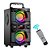 Caixa de Som TOPROAD portátil bluetooth 60w sem Fio Estéreo Karaokê Festa Subwoofer Suporte para Rádio FM Luz Led Rgb Preto - Imagem 3