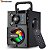 Caixa de Som TOPROAD Bluetooth Portátil sem Fio Estéreo Alto-falantes Subwoofer Coluna Suporte para Rádio FM Luzes Rgb com Controle Remoto Preto - Imagem 1