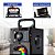Caixa de Som TOPROAD Bluetooth Portátil sem Fio Estéreo Alto-falantes Subwoofer Coluna Suporte para Rádio FM Luzes Rgb com Controle Remoto Preto - Imagem 5