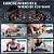 Prancha Push Up Fitness Treinamento Multifuncional Dobrável 20 em 01 Exercício Muscular Unissex Preto - Imagem 2