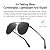 Óculos de Sol XIAOMI Unissex Mijia UV400 Contra Raios UV Estilo Piloto Clássico - Imagem 13
