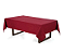 Toalha de Mesa Retangular 6 Lugares KARSTEN Verissimo Vermelho 1.60m x 2.20m - Imagem 1