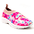 Tênis de Meia Feminino Tie Dye Rosa - Imagem 1