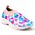 Tênis de Meia Feminino Tie Dye Azul - Imagem 4