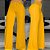 Calça Feminina em Malha Wide Leg Cintura Alta Fashion Amarelo / Branco / Rosa - Imagem 6