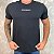 Camiseta Masculina Armani Preto Logo Branco - Imagem 1