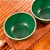 Bowl em Cerâmica COPA & CIA Vivant Folha Verde 15x08 cm - Imagem 3