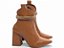 Bota Feminina TORRICELLA Bico Fino Cano Médio Caramelo Detalhes em Strass Caramelo - Imagem 8