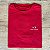 Camiseta Masculina ARMANI Vermelho Logo Branco - Imagem 1