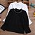 Blusa Feminina Infantil Gola Redonda com Detalhe Manga Comprida com Punho Algodão - Imagem 4