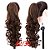 Extensão de Cabelo Postiço Ondulado Estilo Rabo de Cavalo com Garra Sintético - Imagem 8