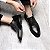 Sapato Masculino Social Couro Sintético Design Italiano Preto - Imagem 2