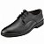 Sapato Masculino Social Couro Sintético Design Italiano Preto - Imagem 3
