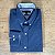Camisa Masculina TH Manga Longa Azul Escuro - Imagem 1