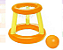 Cesta de Basquete Infantil Inflável Flutuante de Piscina com Bola - Imagem 1