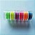 Pigmento Neon em Pó para Unhas Brilho Acrílico Gradiente Nail Art Profissional e DIY 06 Potinhos - Imagem 5