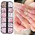 Bandeja de Decoração Nail Art Colorido Glitter Lantejoulas Mix de Formas 12 grades Profissional e DIY - Imagem 5