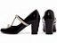 Sapato Boneca TORRICELLA Mary Jane Verniz Preto com Laço Verniz Off White - Imagem 3
