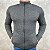 Jaqueta Masculina com Zíper PRL Cinza Logo Vermelho - Imagem 1
