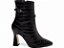 Bota Feminina TORRICELLA Bico Fino Cano Médio Fivela Croco Preto - Imagem 6