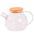 Bule de Vidro FULL FIT Borossilicato Mattiné com Alça de Bambu 900 ml - Imagem 1