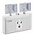 Luminária de Emergência LED ELGIN 2000 Lúmens 16W com Bateria Interna Bivolt - Imagem 3