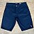Bermuda Masculina Sarja PRL Azul Logo Branco - Imagem 1