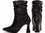 Bota Feminina TORRICELLA Bico Fino Cano Médio Franzido Preto - Imagem 3
