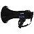 Megafone QUANTA QTMER250 250 Watts P.M.P.O com Gravador e Sirene Preto - Imagem 1