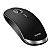 Mouse sem Fio QUANTA até 1.600 DPI Preto com Prata - Imagem 1