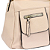 Bolsa Feminina Luxo Elegante Alça Grossa Detalhes Dourados Areia - Imagem 2