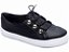 Tênis Feminino TORRICELLA Slip On Napa Preto Passantes Dourados - Imagem 6