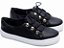 Tênis Feminino TORRICELLA Slip On Napa Preto Passantes Dourados - Imagem 5