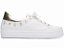 Tênis Feminino TORRICELLA Napa Branco ilhós e Spikes Dourados - Imagem 6