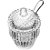 Açucareiro de Cristal ROJEMAC Imperatriz com Colher 15x07 cm - Imagem 3