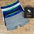Kit Cueca Boxer ABERCROMBIE & FITCH com 03 Unidades Branco Azul e Cinza - Imagem 1