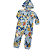 Macacão Bebê Feminino Fleece com Zíper e Capuz Floral CARTER'S - Imagem 3