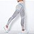 Calça Legging Feminina Fitness sem Costura Cintura Alta Tela Cinza Claro - Imagem 2