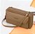 Bolsa Carteira Feminina Grande com Alça Transversal 2 Zíperes Colors - Imagem 4