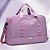 Bolsa Sacola Feminina de Viagem Mala Grande com Alça Dupla Lilás - Imagem 5