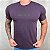 Camiseta Masculina Diesel Roxo com Logo Verde - Imagem 1