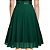 Vestido Corpete Lantejoulas Saia Chiffon Manga Curta Gola Redonda Midi Festa Verde - Imagem 4
